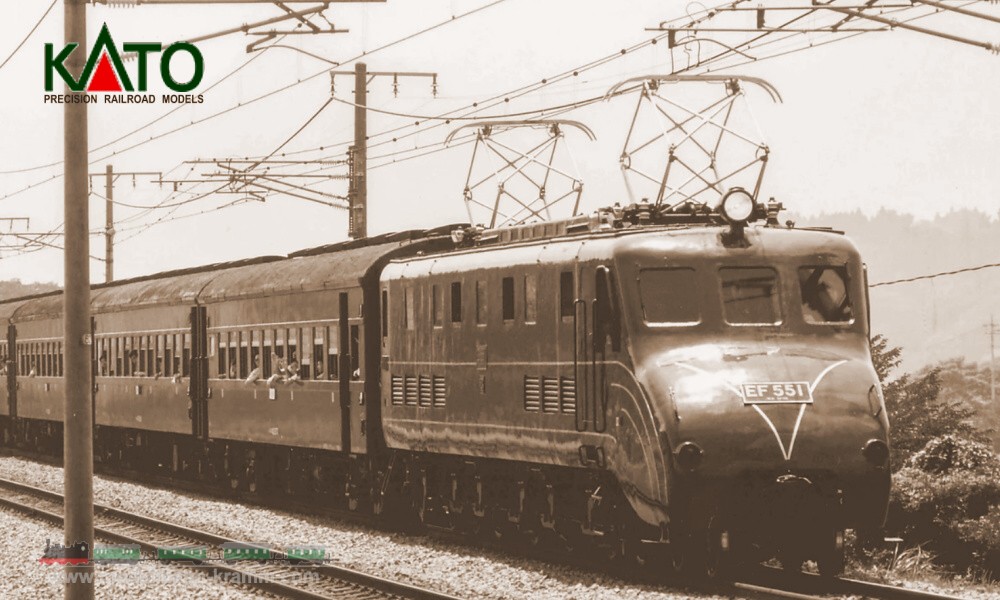 Kato 7003095, EAN 4949727687995: N analog E-Lok EF55 Taka