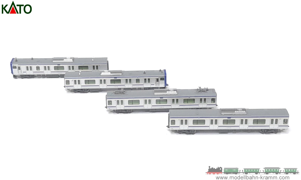 Kato 70101705, EAN 4949727686059: N analog 4er Ergänzungsset Elektrotriebzug Series E235-1000 Yokosuka/Soubu Express Line