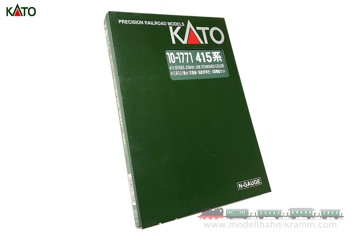 Kato 70101771, EAN 4949727685519: N Analog, 4er Ergänzung Series 415 100s Joban Line/JNR Standard Color