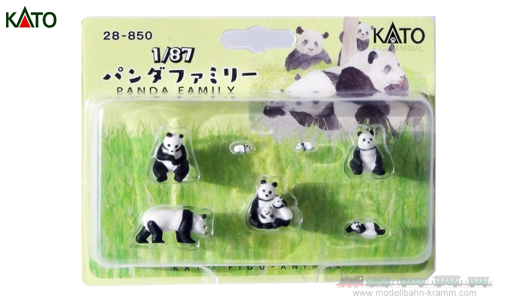 Kato 7028850, EAN 4949727672816: H0 Pandabären
