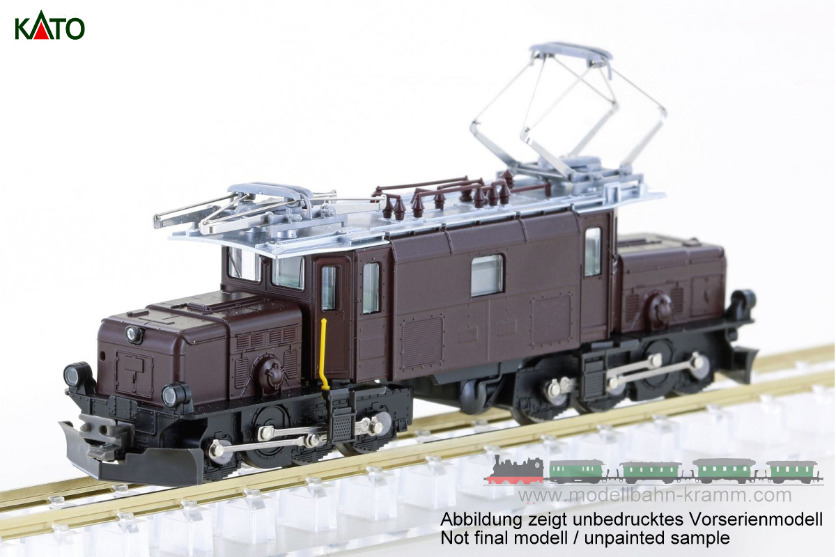 Kato K3103-1, EAN 2000075826015: N DC E-Lok Ge 6/6 Krokodil 414 RhB