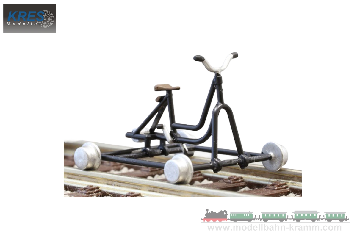 Fertigmodell H0 Schienenfahrrad