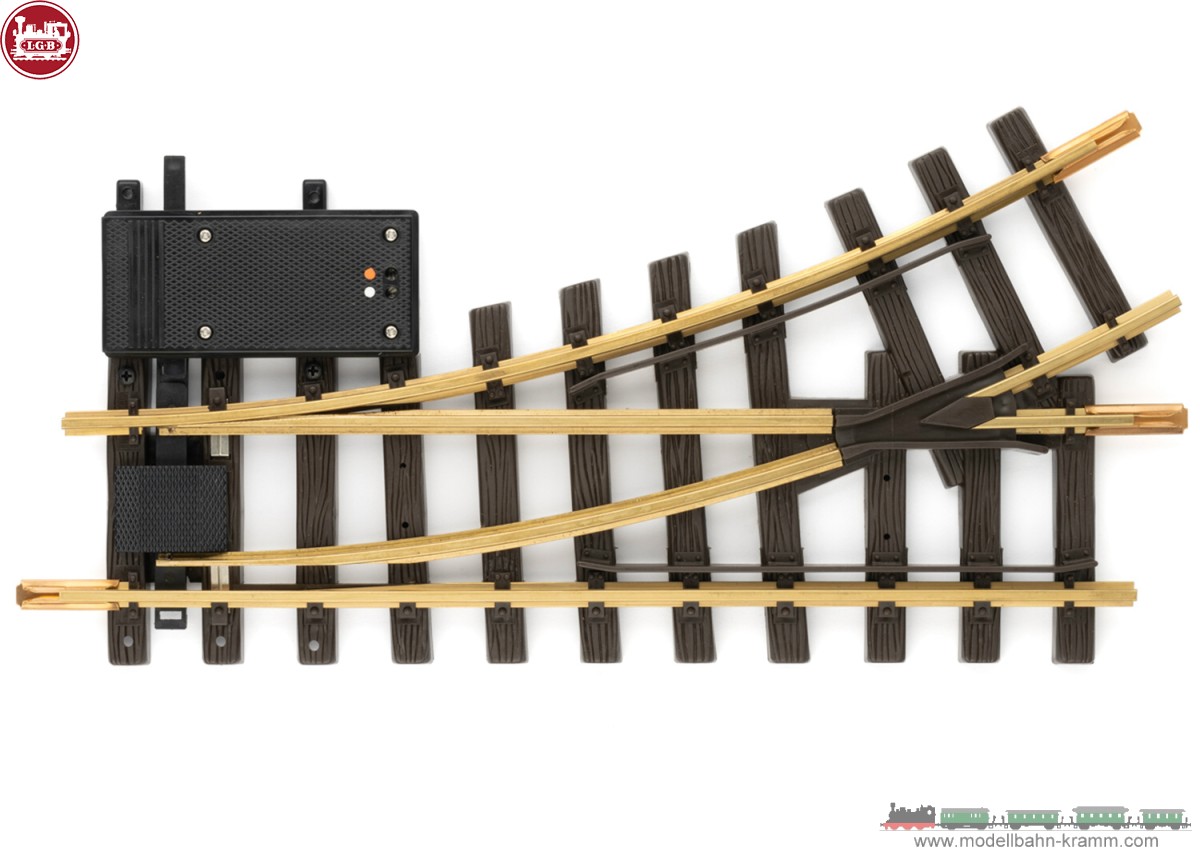 LGB 12150, EAN 4011525121503: G Elektrische Weiche links, R1, 30°