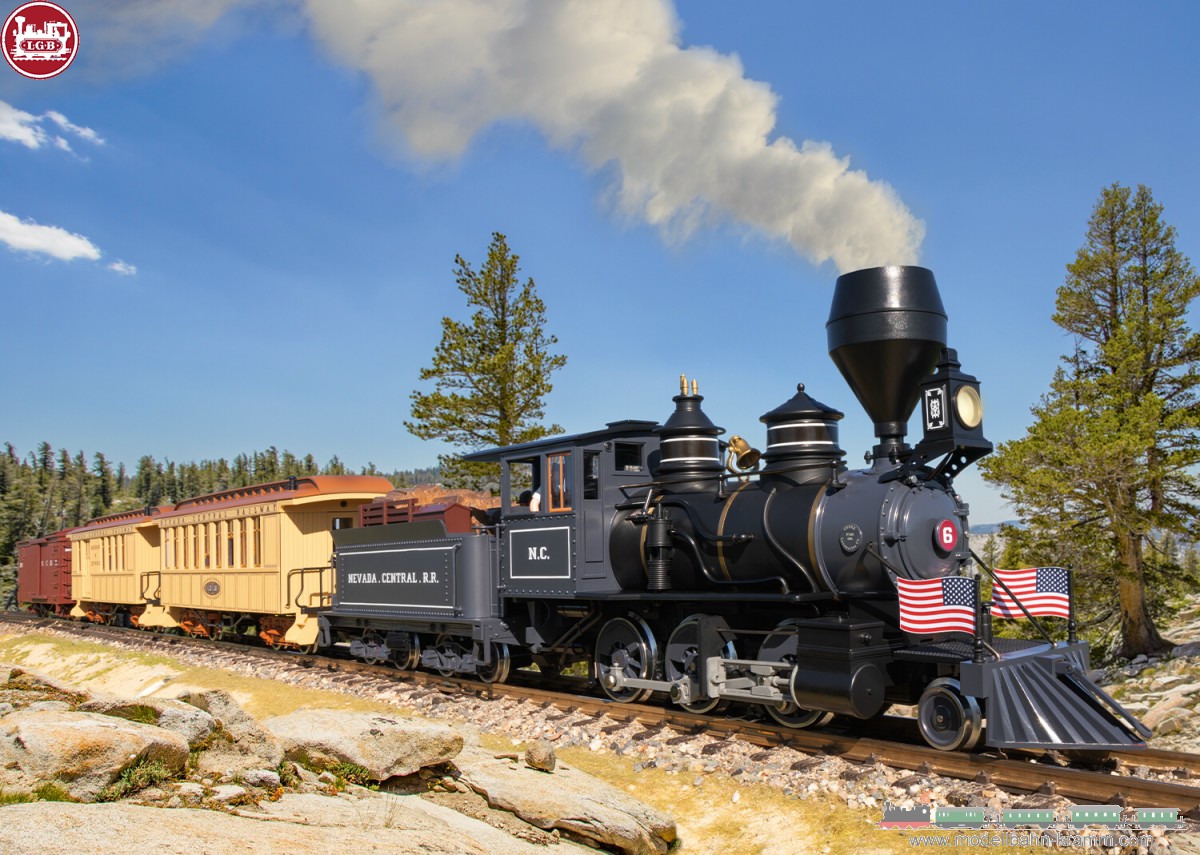 LGB 20284, EAN 4011525202844: NC RR Mogul Steam Locomotive