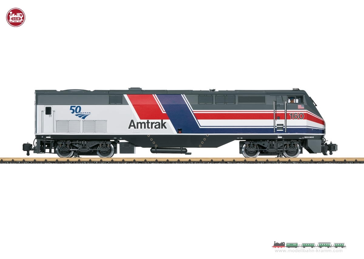 LGB 20493, EAN 4011525204930: G Sound Diesellokomotive P42 – Dash 8 Phase III zum 50-jährigen Jubiläum