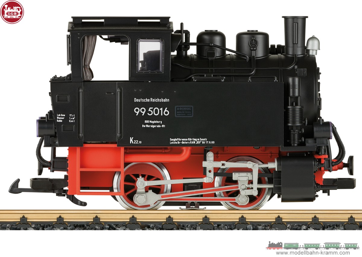 LGB 20753, EAN 4011525207535: DR Steam Locomotive, Road Number 99 5016