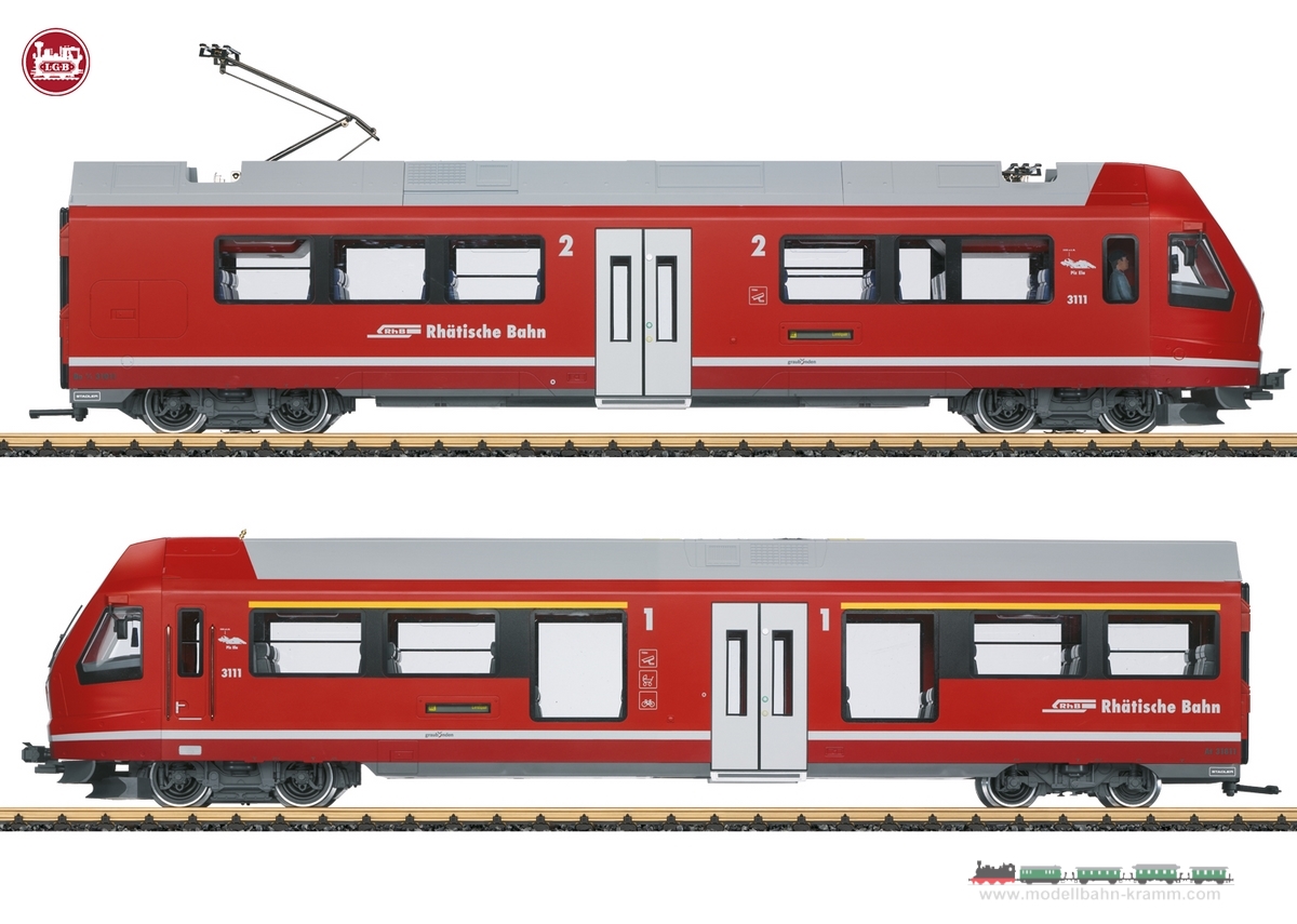 LGB 23100, EAN 4011525231004: RhB Class ABe 4/16 Capricorn Powered Rail Car