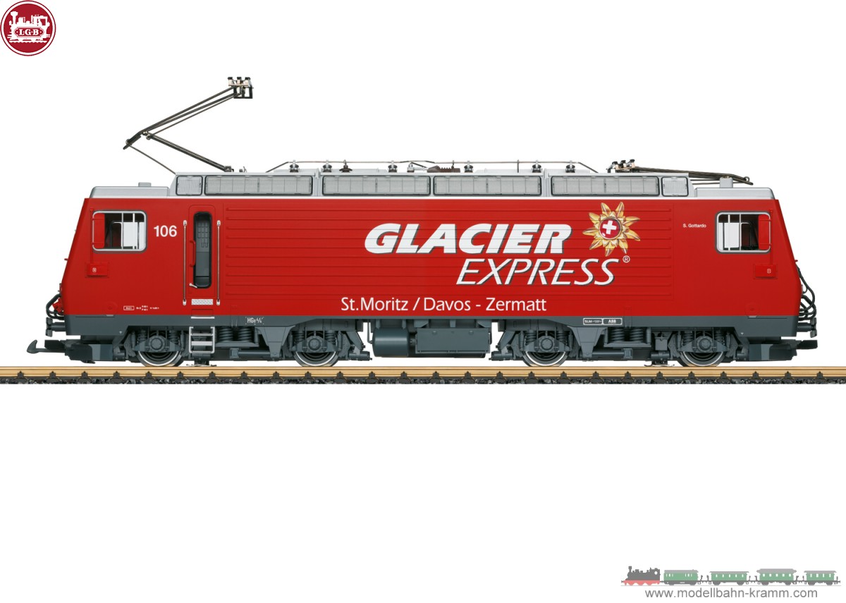 LGB 23101, EAN 4011525231011: LGB Sound Elektrolokomotive HGe 4/4 II Glacier Express VI