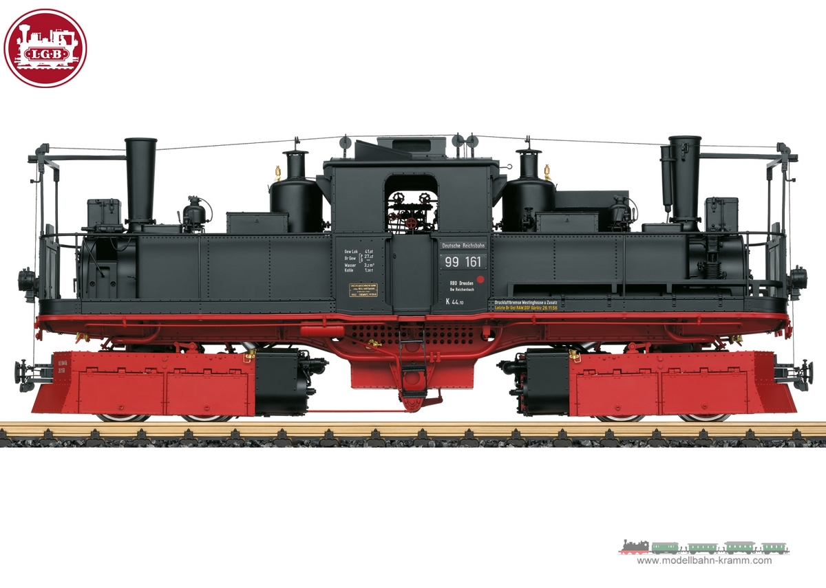 LGB 26254, EAN 4011525262541: DR Steam Locomotive, Road Number 99 161