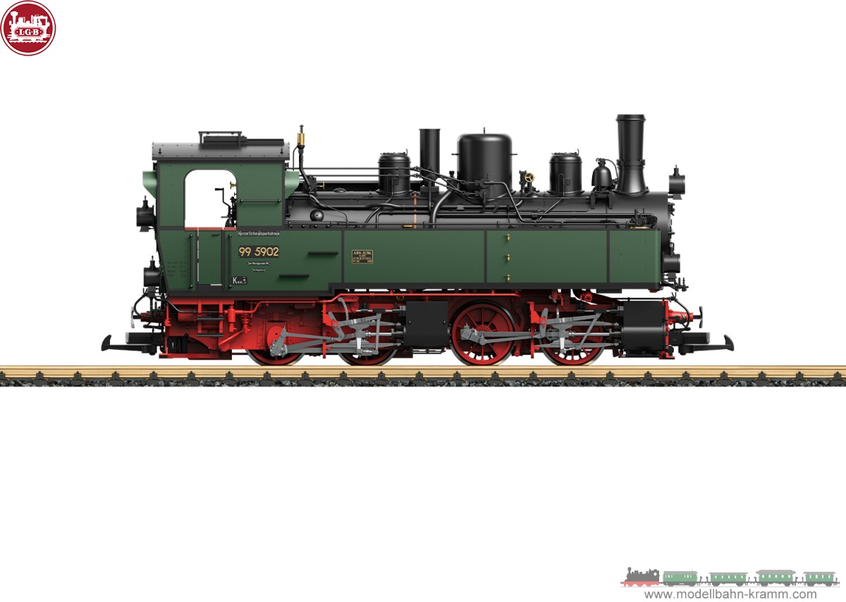 LGB 26592, EAN 4011525265924: HSB Steam Locomotive, Road Number 99 5902