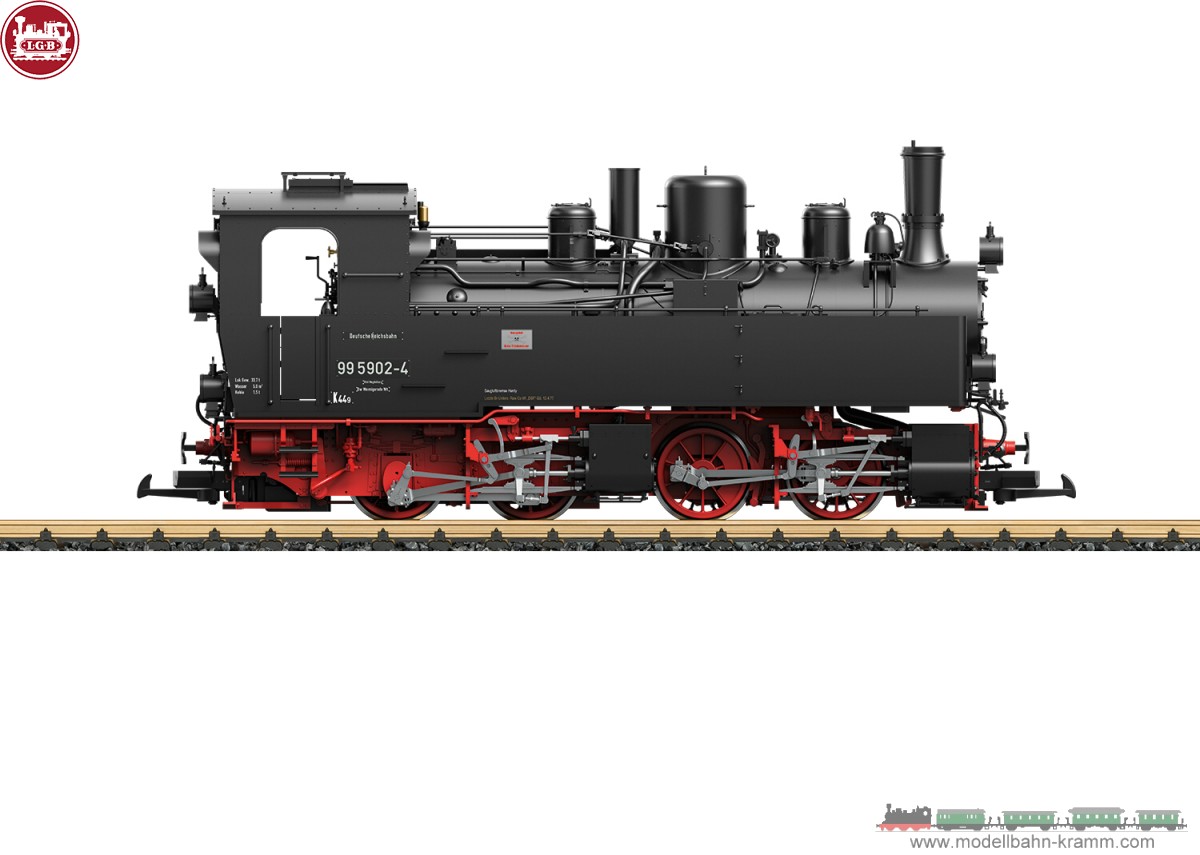 LGB 26593, EAN 4011525265931: DR Steam Locomotive, Road Number 99 5902