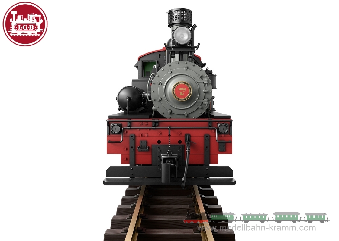 LGB 26701, EAN 4011525267010: RC & BT RR Dampflok Shay Nr. 7