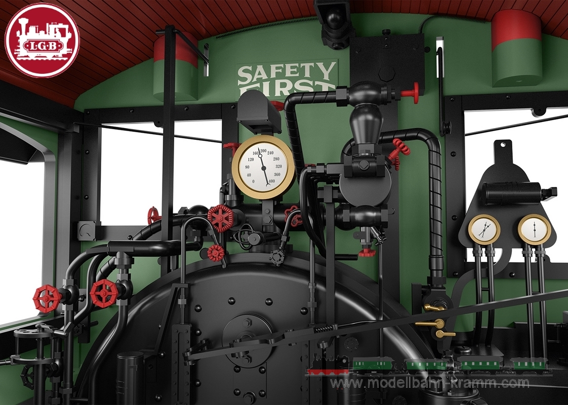 LGB 26701, EAN 4011525267010: RC & BT RR Dampflok Shay Nr. 7