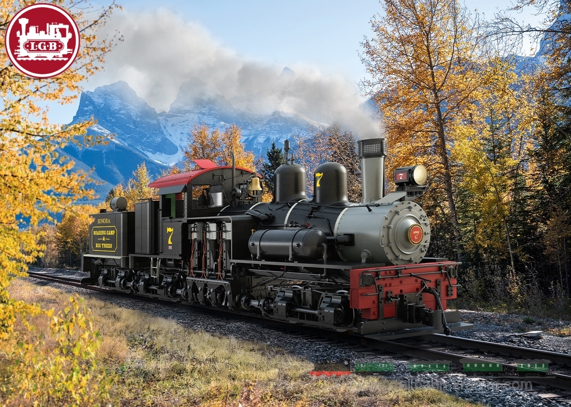 LGB 26701, EAN 4011525267010: RC & BT RR Dampflok Shay Nr. 7