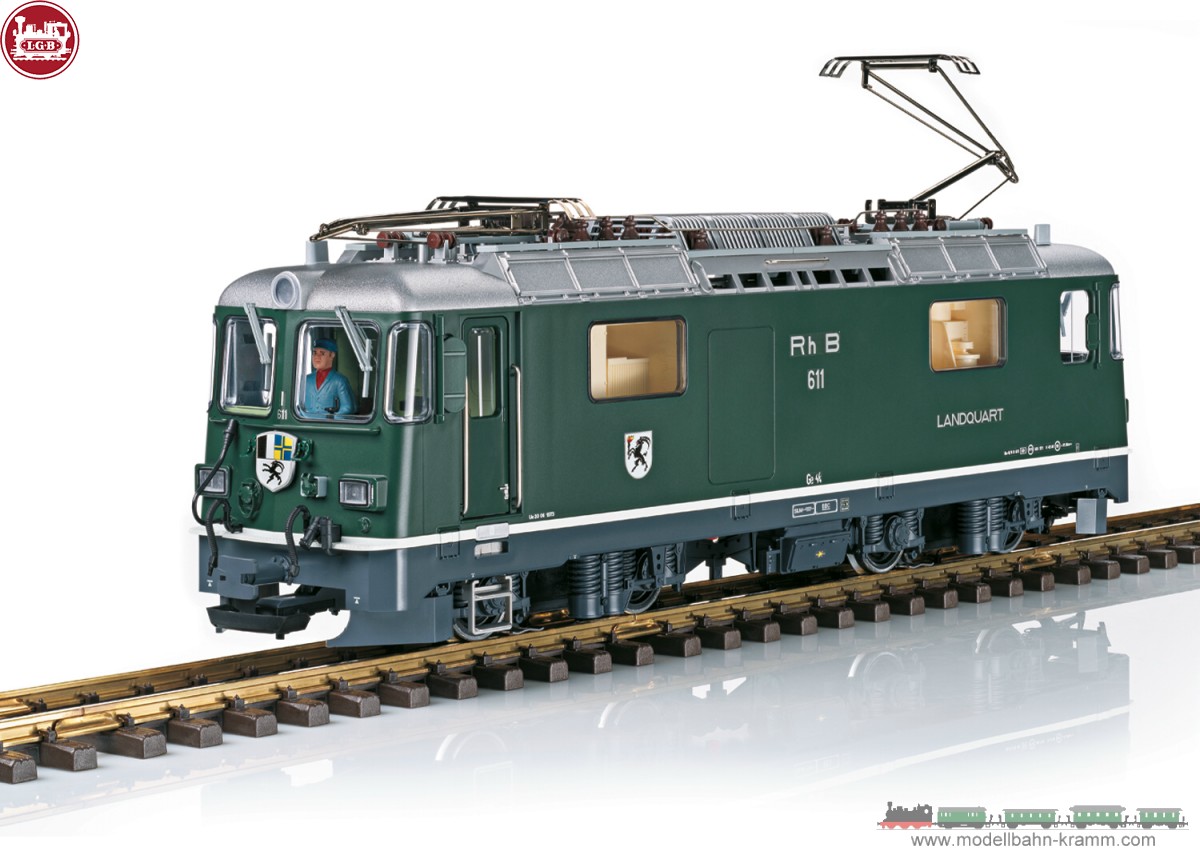 LGB 28447, EAN 4011525284475: G Sound E-Lok Nr. 611 (Serie Ge 4/4 II) RhB