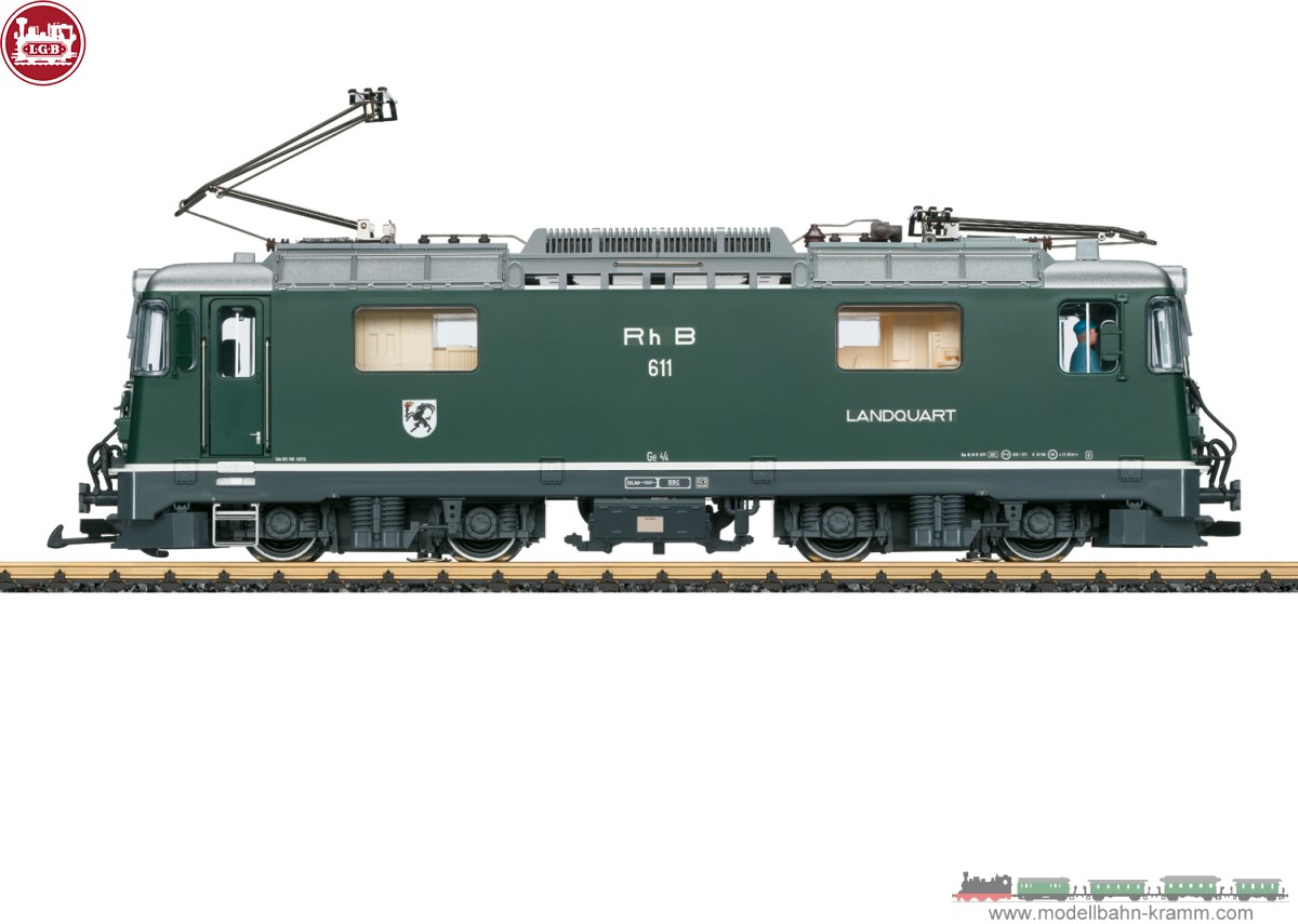 LGB 28447, EAN 4011525284475: G Sound E-Lok Nr. 611 (Serie Ge 4/4 II) RhB