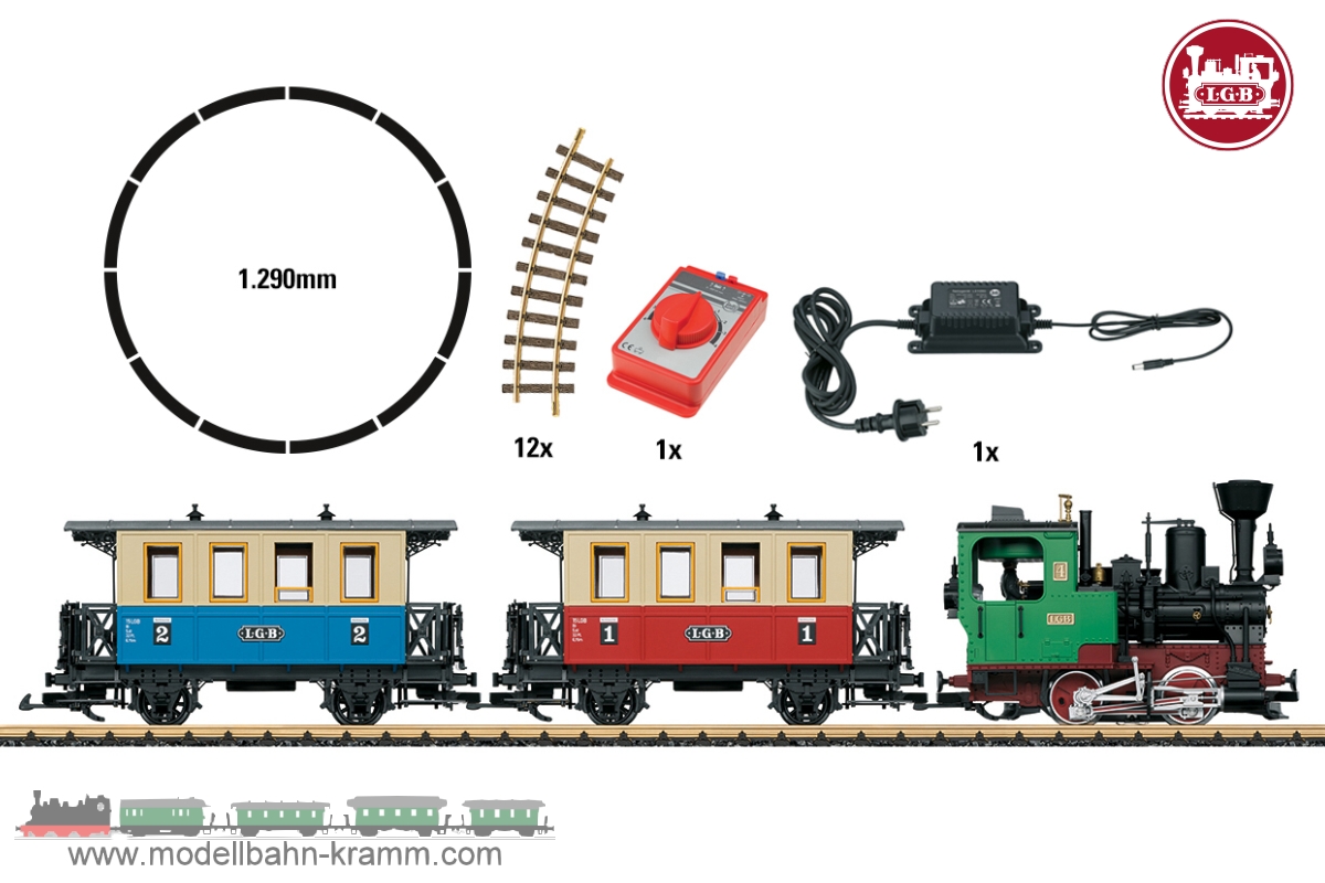 LGB 70307, EAN 4011525703075: G Sound Start-Set Personenzug