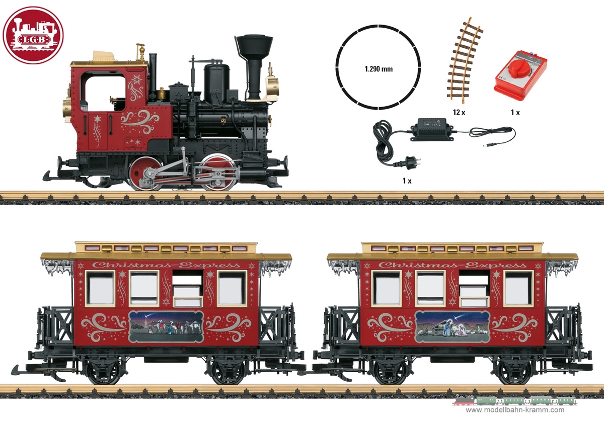 LGB 70308, EAN 4011525703082: G Startset Weihnachtszug