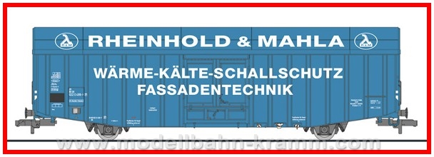 Liliput 235813, EAN 5026368358138: H0 DC Güterwagen RHEINHOLD & MAHLA DB IV