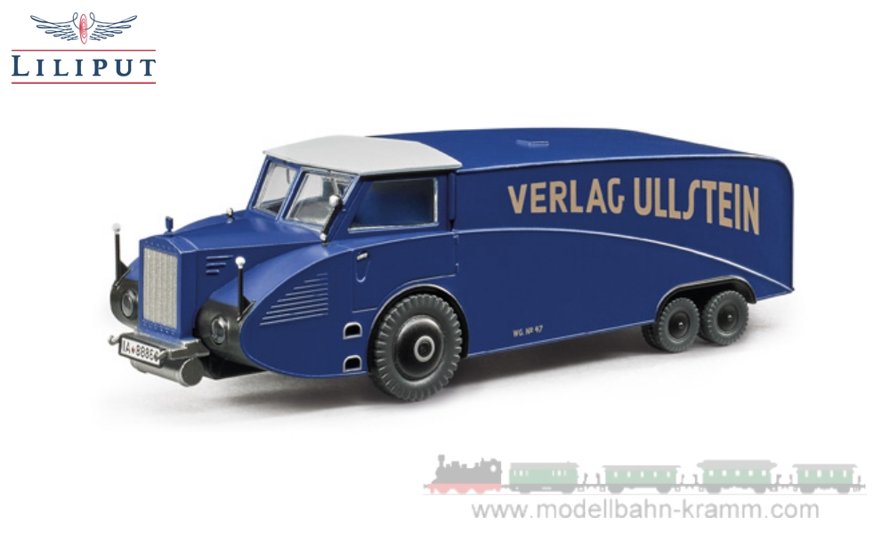 H0 LKW Rumpler RuV 31 dunkelblau, Kühlergrill blau, Dach grau