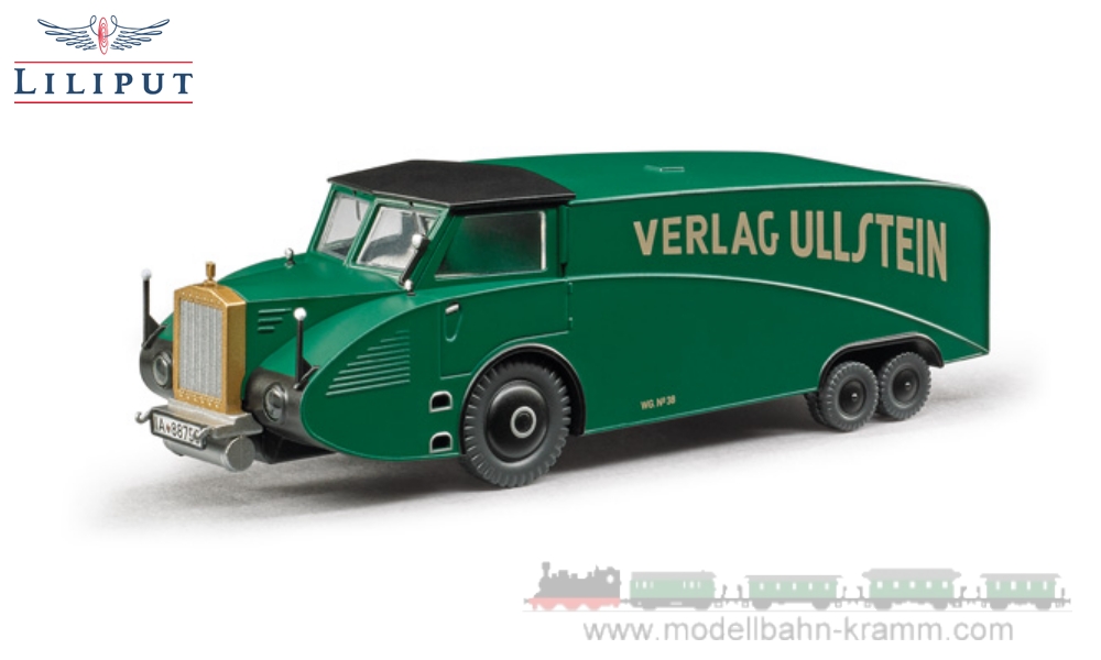H0 LKW Rumpler RuV 31 dunkelgrün Kühlergrill gold Dach schwarz