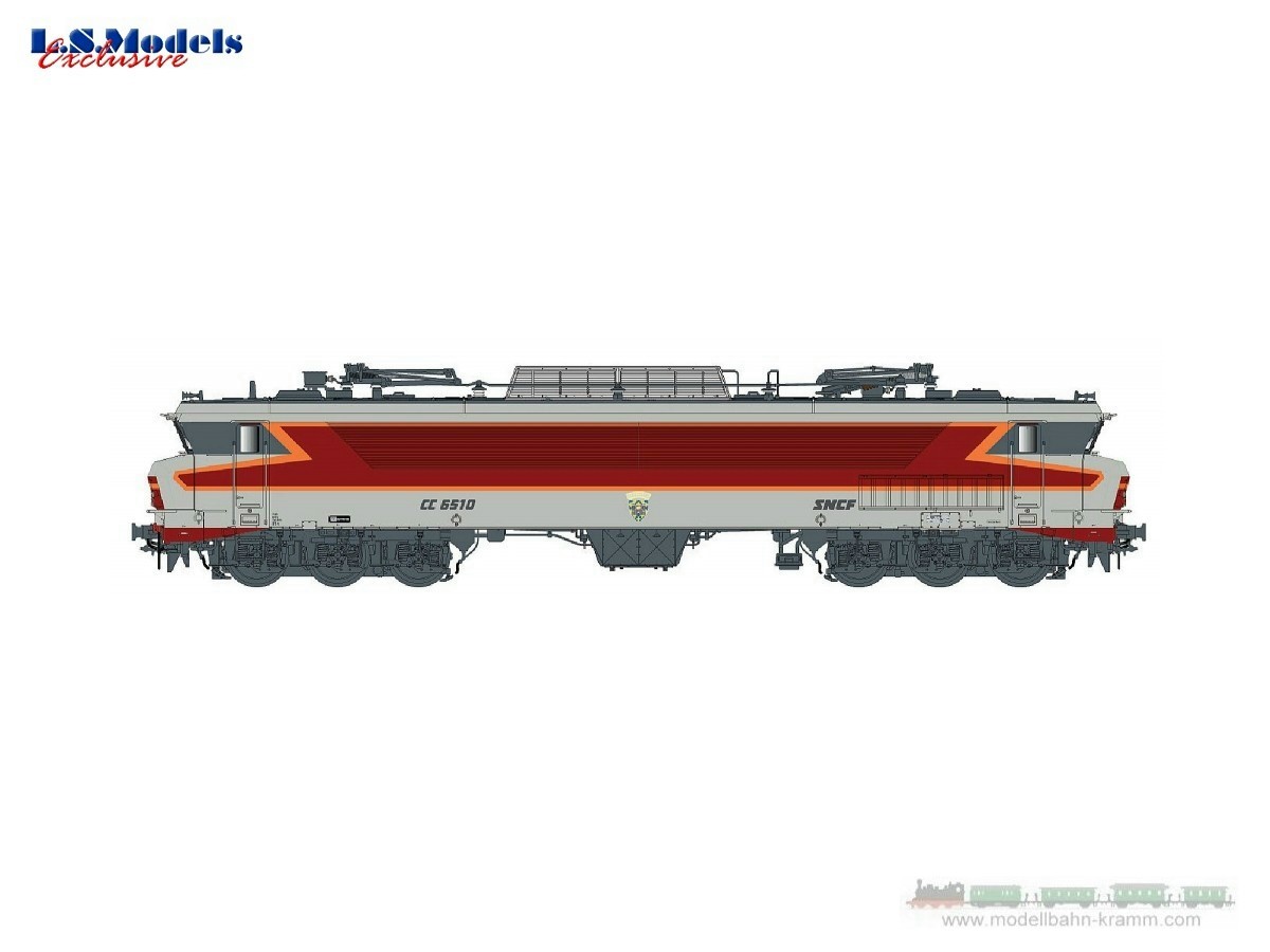 H0 DC Sound E-Lok CC 6510 SNCF grau rot orange Logo RMT Ep. IV-V