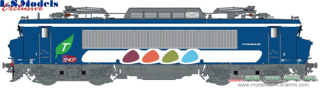 H0 DC analog E-Lok BB 7613 SNCF