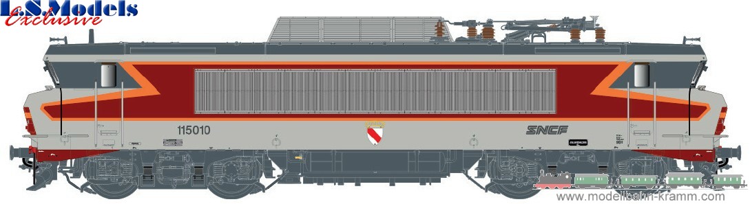 H0 DC analog E-Lok BB 15010 SNCF