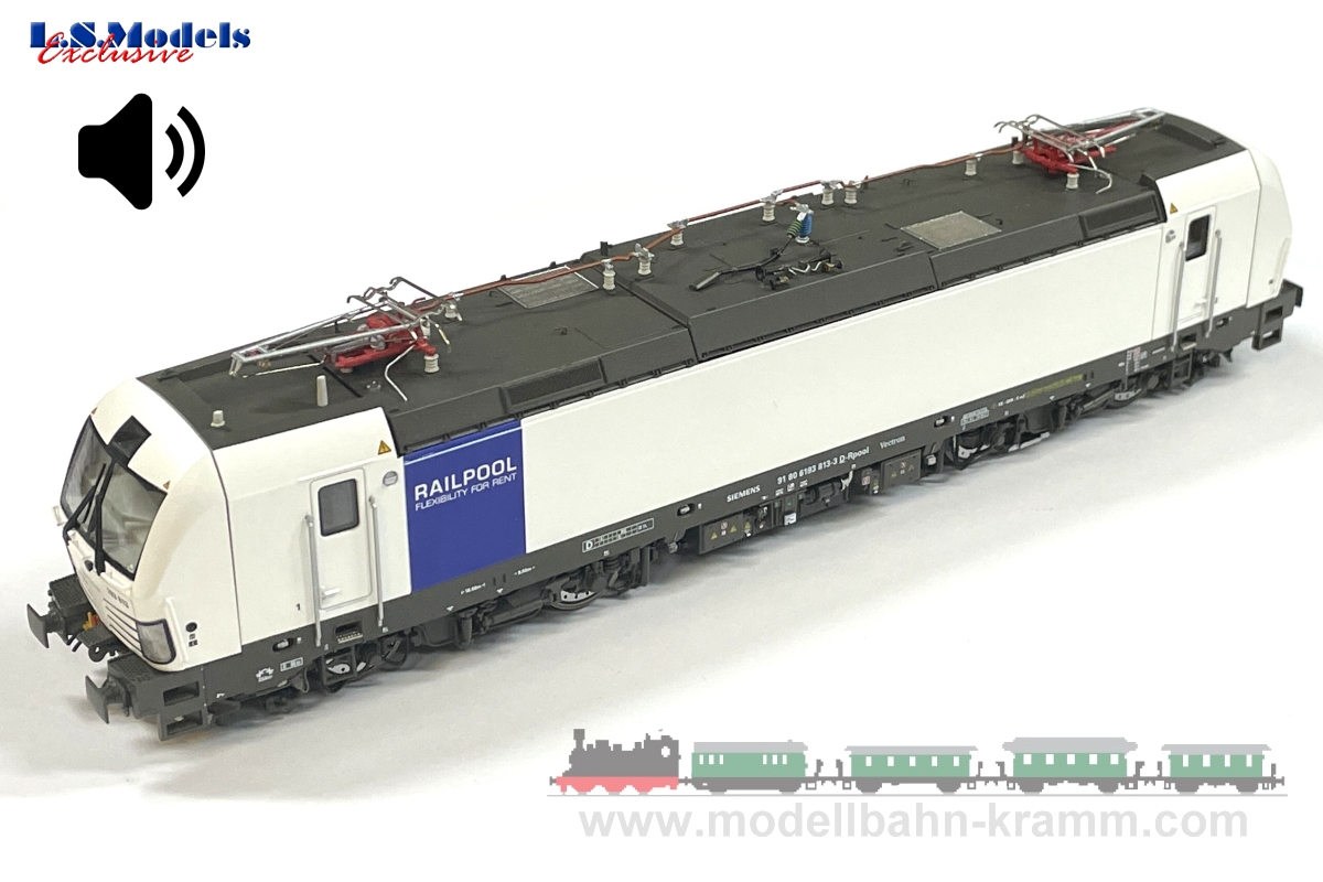 L.S. Models 16079S, EAN 2000075214713: Electric locomotive 193 Alpen-Sylt-Express, sound, DC, H0-gauge