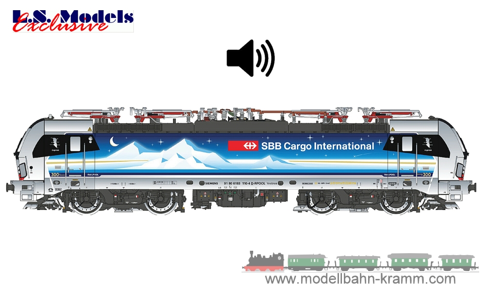H0 AC Sound E-Lok BR193 Vectron Goldpiercer SBB