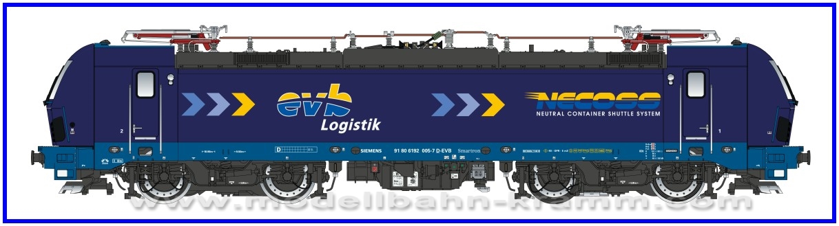 L.S. Models 16652, EAN 4250528618270: H0 E-Lok BR 192 Smartron EVB, AC