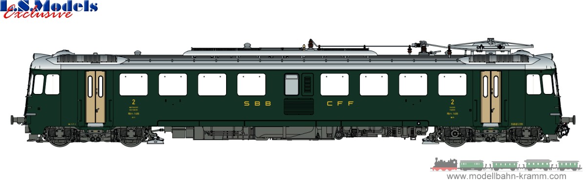 H0 AC Sound E-Triebwagen RBe 4/4 1406 SBB