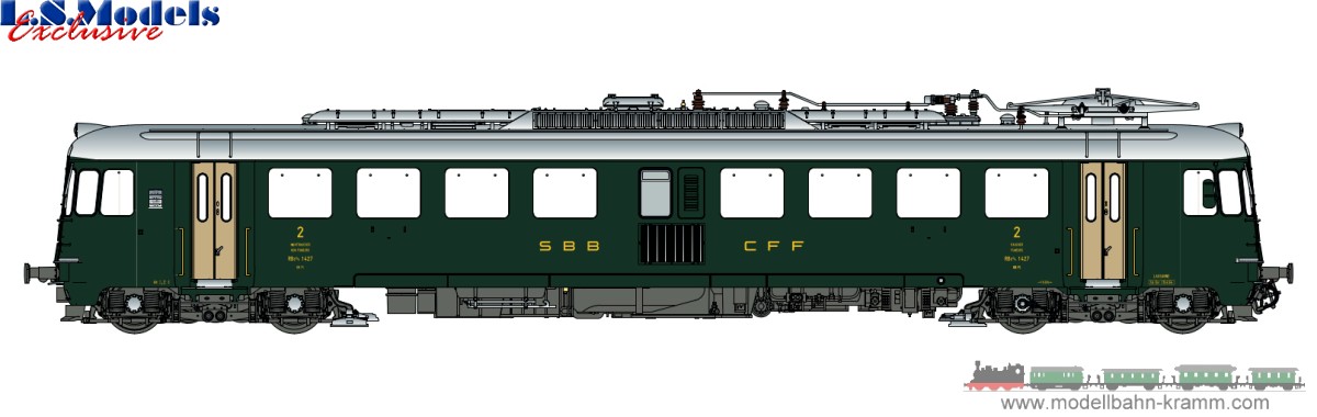 H0 AC digital E-Triebwagen RBe 4/4 1427 SBB