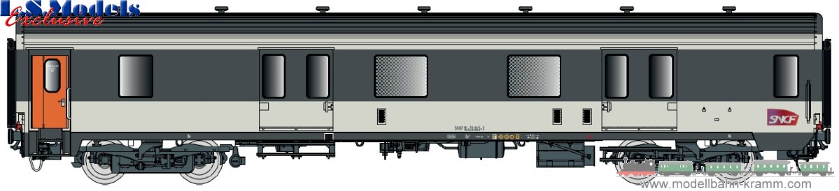 H0 DC Packwagen MC76 Dd2 SNCF