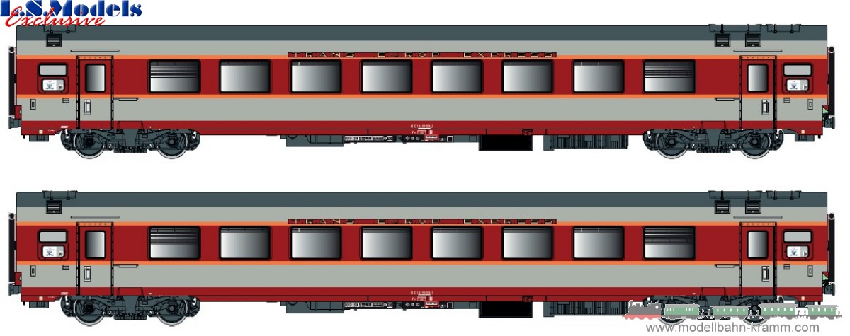 H0 AC 2er Set GC Personenwagen A8u SNCF