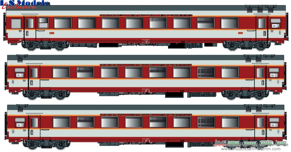 H0 DC 3er Set GC Personenwagen SNCF