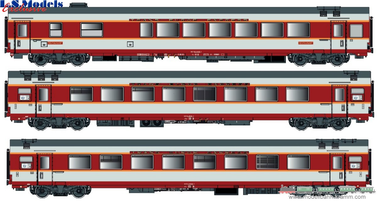 H0 DC 3er Set GC Personenwagen SNCF