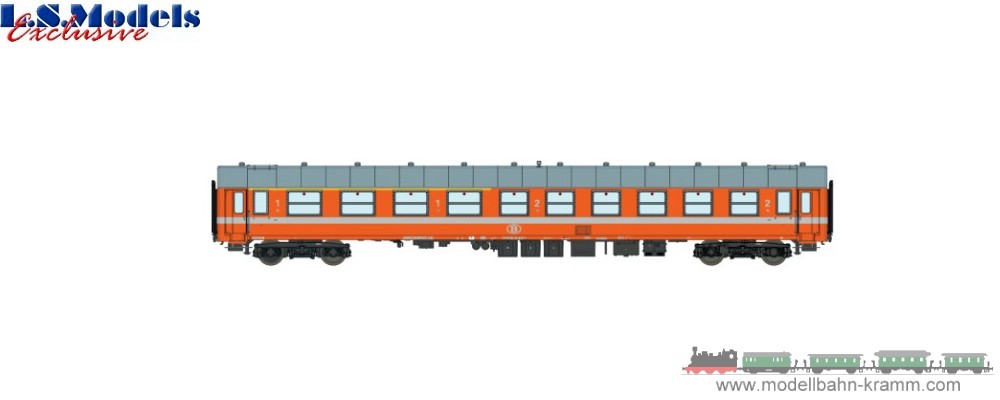 H0 DC Personenwagen I4 A4B6, 1./2.Kl. SNCB