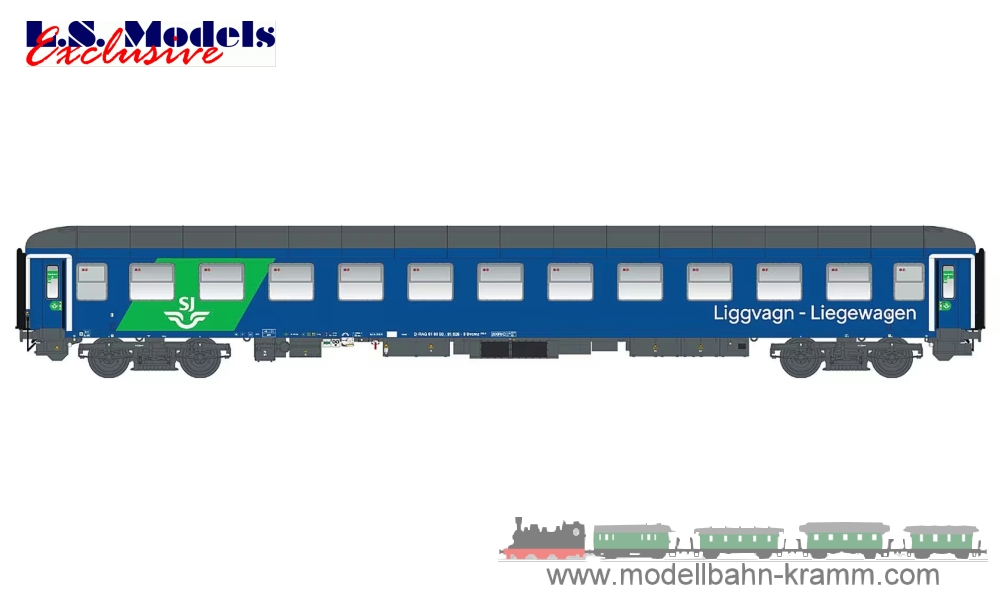 H0 Liegewagen EN346 Berlin-Stockholm, SJ