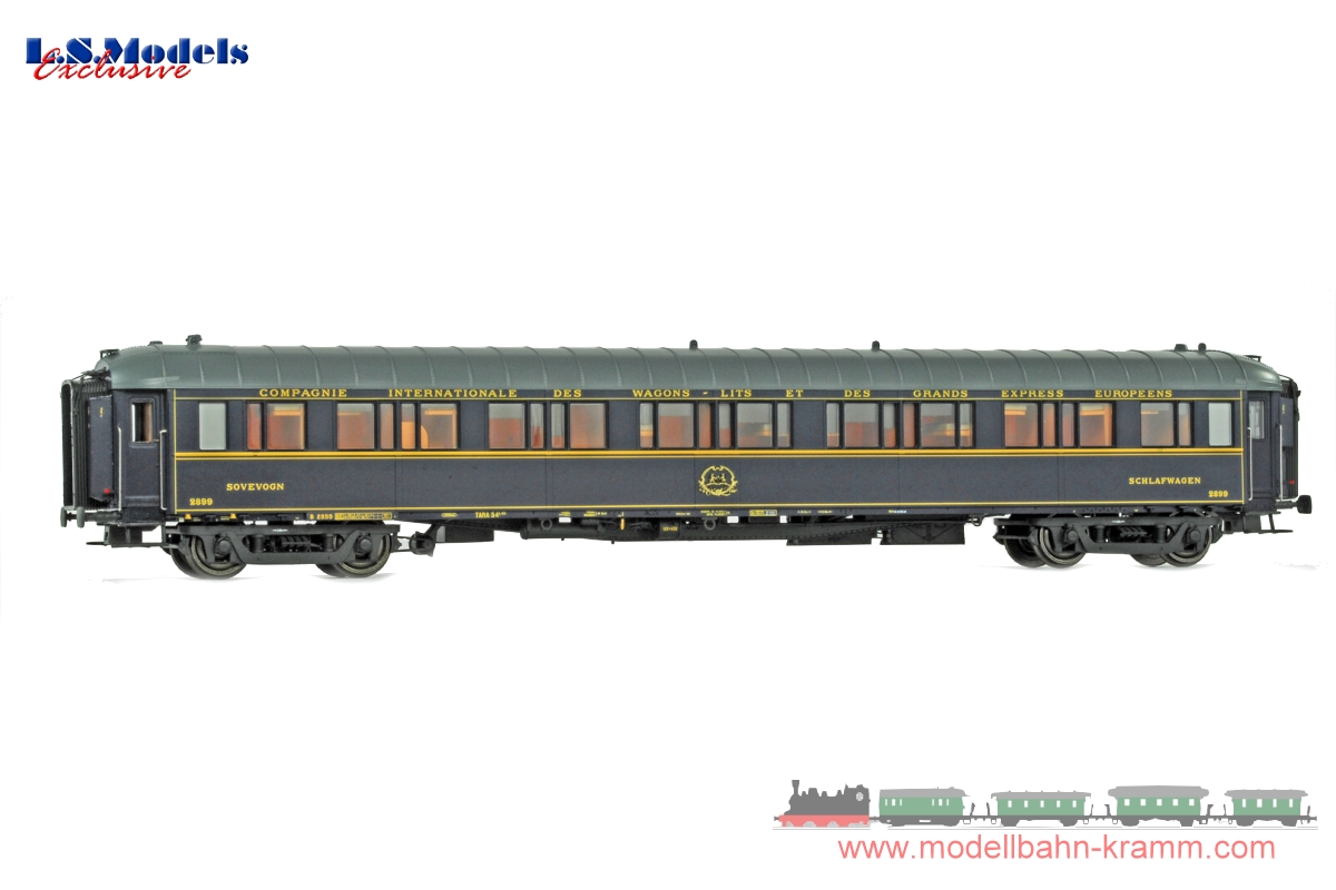 L.S. Models 49142, EAN 2000003595808: H0 Schlafwagen WL SG CIWL/DSB