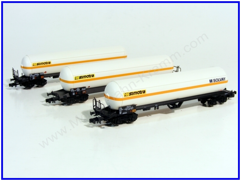 L.S. Models 60135, EAN 2000003454778: 3x Kesselwag Simotra SNCF