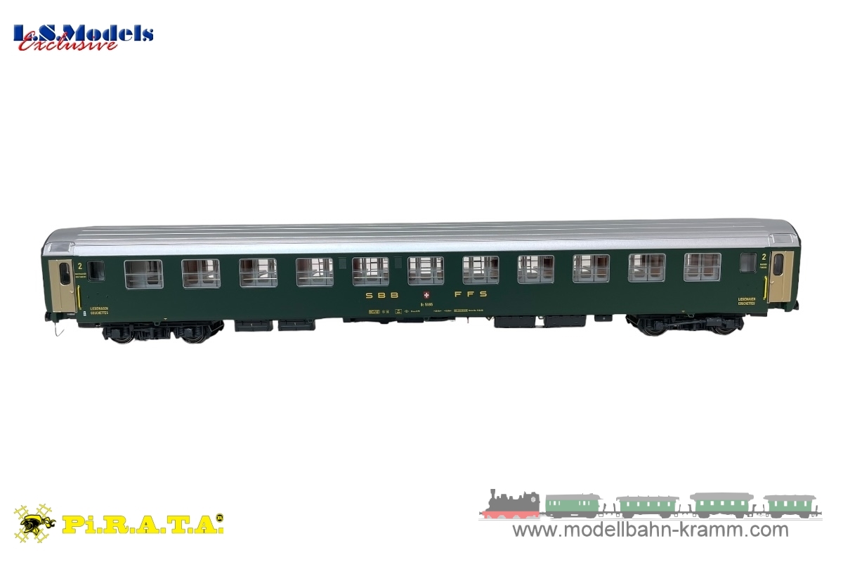 L.S. Models PI9721, EAN 2000075658968: H0 Liegewagen UIC RIC Bc 5185 2.Klasse der SBB