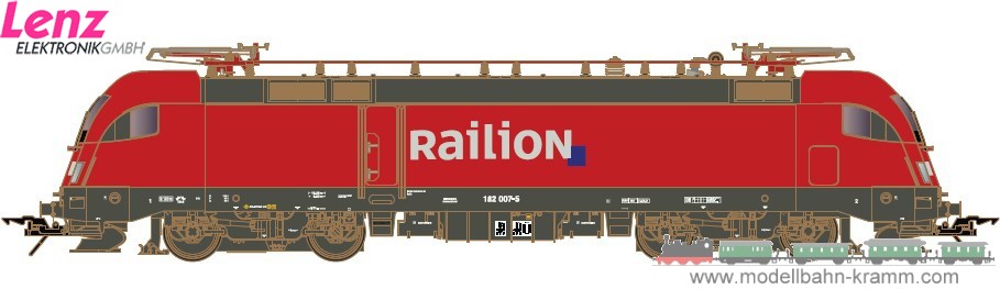 Lenz 40311-01, EAN 4044955012165: 0 Sound Elektrolok Taurus 182 007-5 Railion