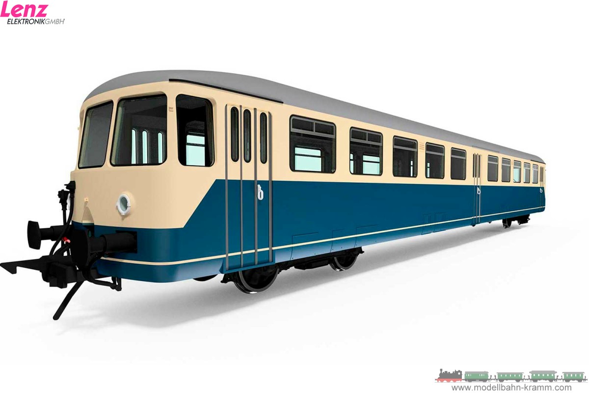Lenz 40415-03, EAN 4044955010307: 0  Akku-Triebwagen BR 515, DB, Epoche 4, blau-beige