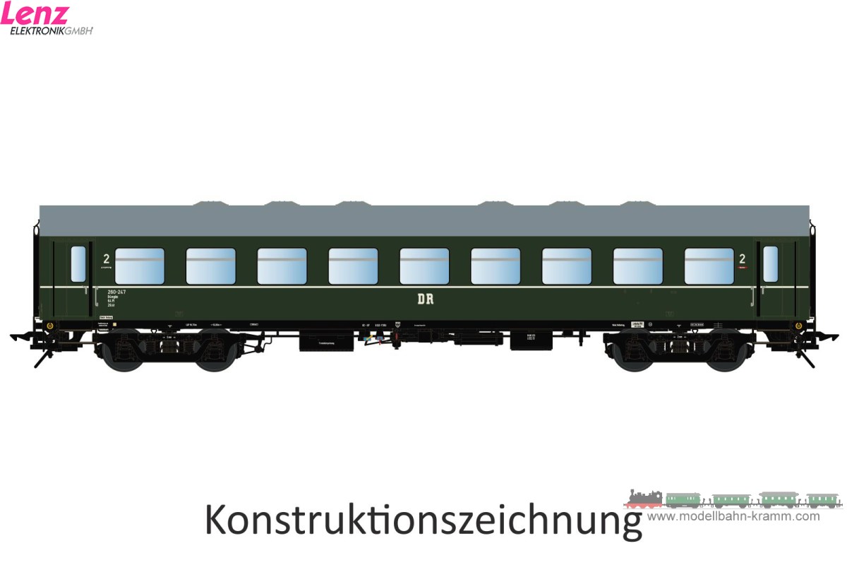 Lenz 41180-01, EAN 4044955007529: 0 Reko-Wagen 2.Kl. DR