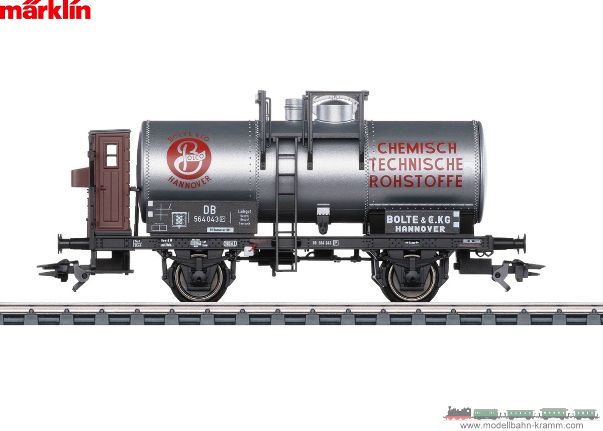 Prototype: Tank Car with two wheelsets and a rivet