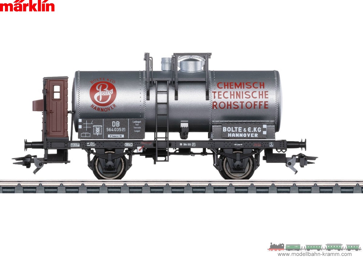 Prototype: Tank Car with two wheelsets and a rivet