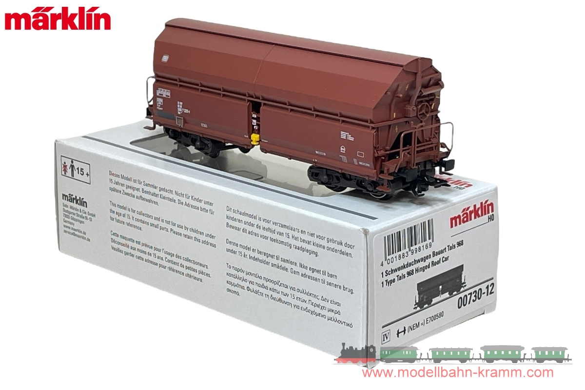 H0 Schwenkdachwagen Tals 968 DB IV