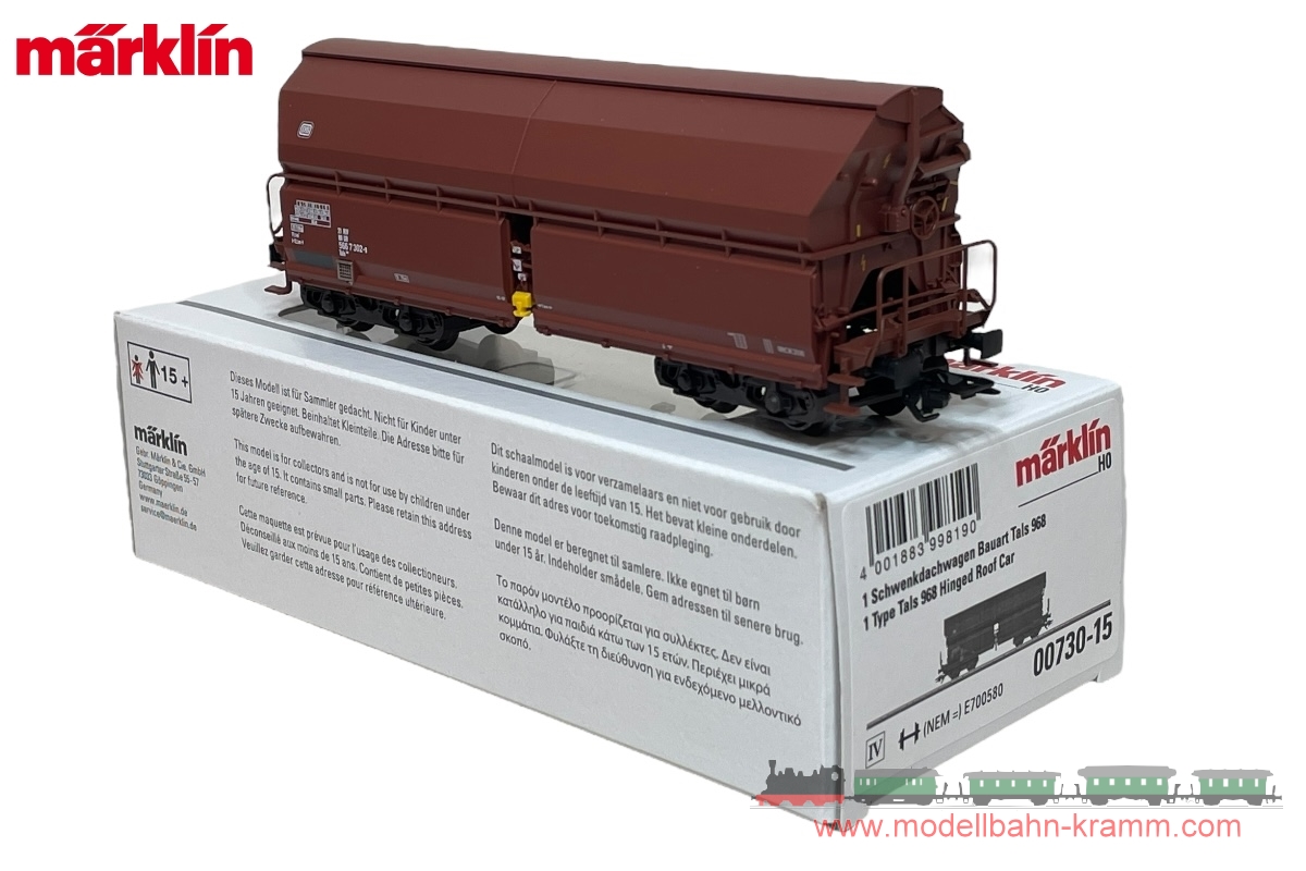 H0 Schwenkdachwagen Tals 968 DB IV