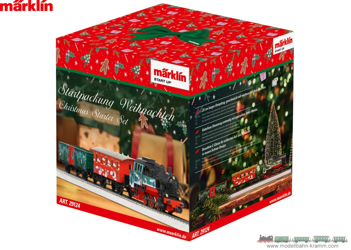 Märklin 29124, EAN 4001883291246: Märklin Start up - Christmas Starter Set